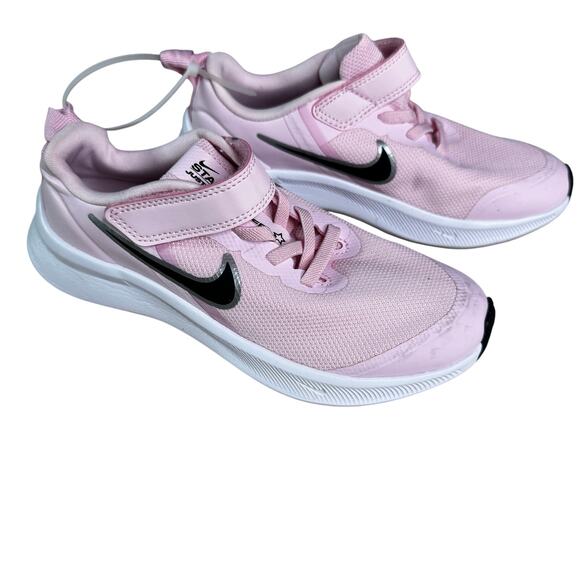 Nike Star Runner Kids' sz 13.5 CR Pink Foam/Black (DA2777-601) New with Tags - Picture 2 of 9